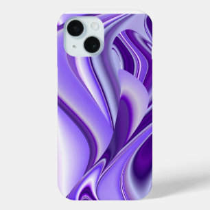 Funda Para iPhone 15 Sueño púrpura , Abstracto Fantasía Arcoiris