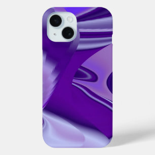Funda Para iPhone 15 Sueño Púrpura, Arte de Arcoíris de Fantasía Abstra