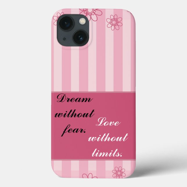 Funda De Case-Mate Para iPhone Sueño sin miedo, amor sin límites (Reverso)