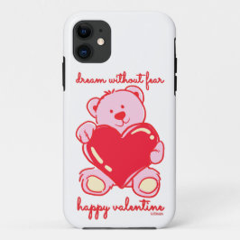 Funda Para iPhone 11 SUEÑO SIN MIEDO FELIZ regalo de VALENTINE