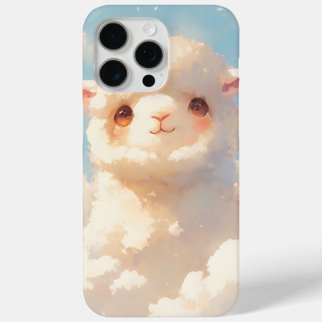 Funda De Case-Mate Para iPhone Sueños de Alpaca Esponjosa (Reverso )
