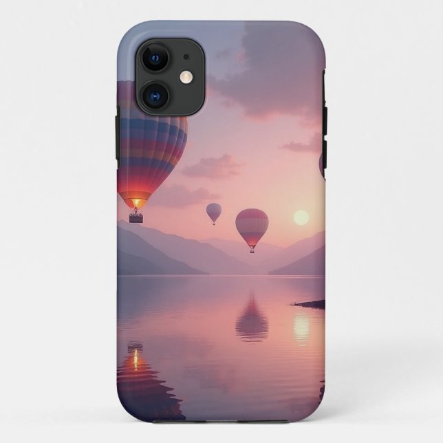Funda De Case-Mate Para iPhone Sueños de Aventura en Globo (Reverso)