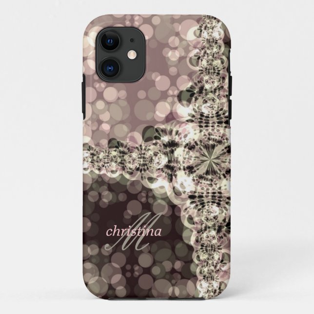 Funda De Case-Mate Para iPhone Sueños de burbuja suave Fractales lac Personalizad (Reverso)