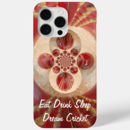 Funda Para iPhone 15 Pro Max Sueños de críquet deportivo en pantalla: Diseña tu