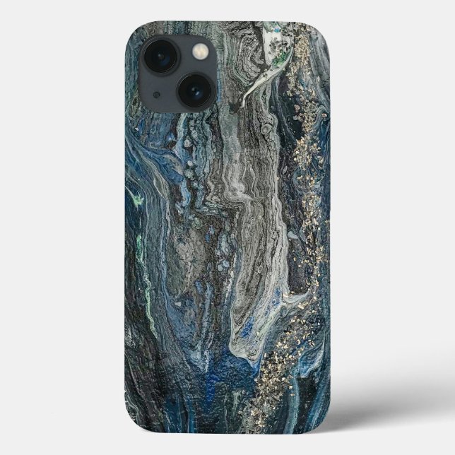 Funda De Case-Mate Para iPhone Sueños de la pintura abstracta Ocean'20 Cerámica (Reverso)