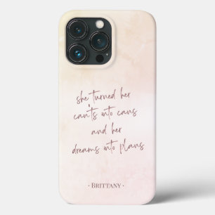 Funda Para iPhone 13 Pro Sueños de pastoreo neutro en cita de planes