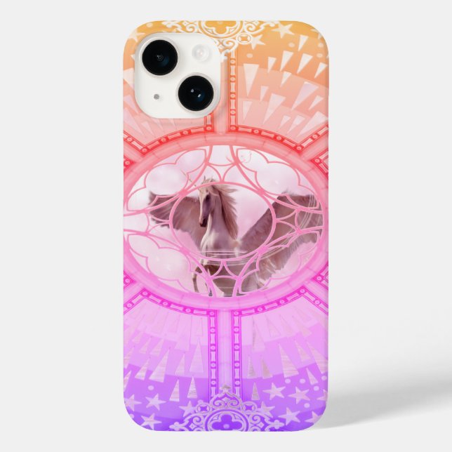 Funda De Case-Mate Para iPhone Sueños de Pegasus (Reverso )