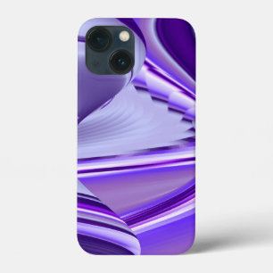 Funda Para iPhone 13 Mini Sueños del arcoiris de flores moradas