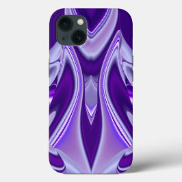 Funda Para iPhone 13 Sueños del arcoiris de flores moradas