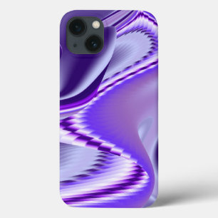 Funda Para iPhone 13 Sueños del arcoiris de flores moradas