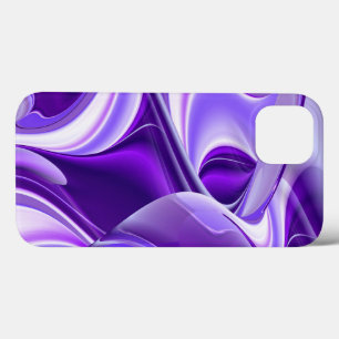 Funda Para iPhone 13 Sueños del arcoiris de flores moradas