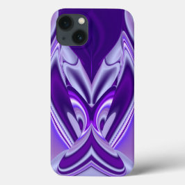 Funda Para iPhone 13 Sueños del arcoiris de flores moradas