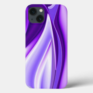 Funda Para iPhone 13 Sueños del arcoiris de flores moradas