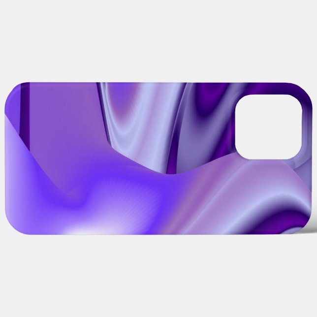 Funda De Case-Mate Para iPhone Sueños del arcoiris de flores moradas (Reverso  (Horizontal))