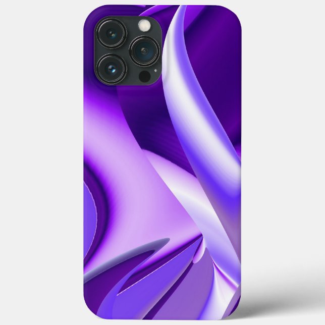 Funda De Case-Mate Para iPhone Sueños del arcoiris de flores moradas (Reverso )