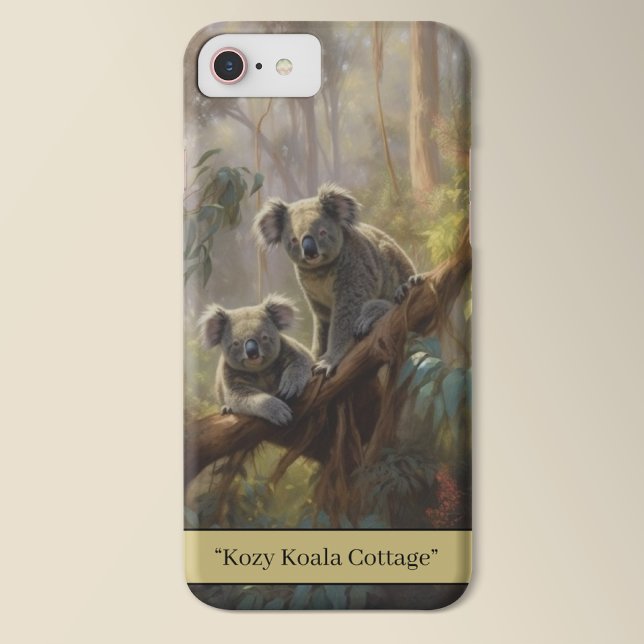 Funda De Case-Mate Para iPhone Sueños del bosque Koala, personalizado (Subido por el creador)