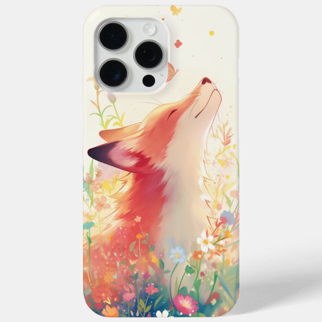 Funda De Case-Mate Para iPhone Sueños del Prado del Zorro Rojo (Reverso )