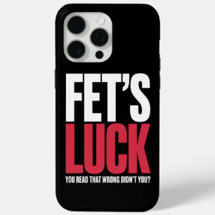 Funda Para iPhone 15 Pro Max Suerte de Fet Te Lees Eso Mal Frase Divertida