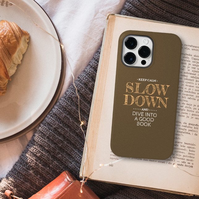 Funda De Case-Mate Para iPhone Sumergirse en un buen libro personalizado (Dive Into a Good Book Personalized Case-Mate iPhone Case)