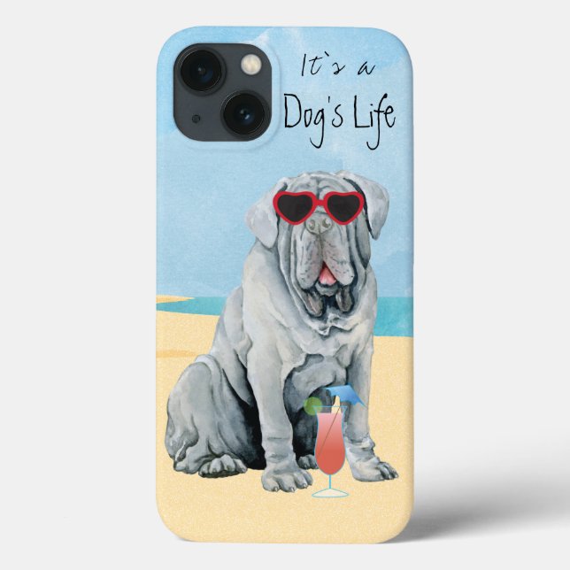 Funda De Case-Mate Para iPhone Summer Mastino (Reverso)