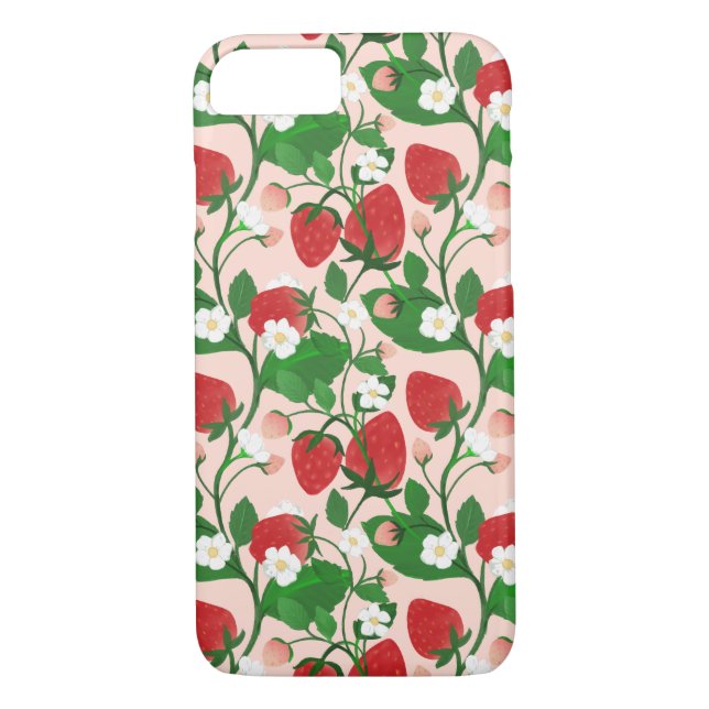 Funda De Case-Mate Para iPhone Summer Strawberry in Pink (Reverso)