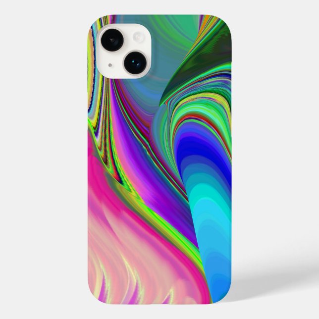 Funda De Case-Mate Para iPhone Summerfeeling, Resumen 3D Rainbowart (Reverso )