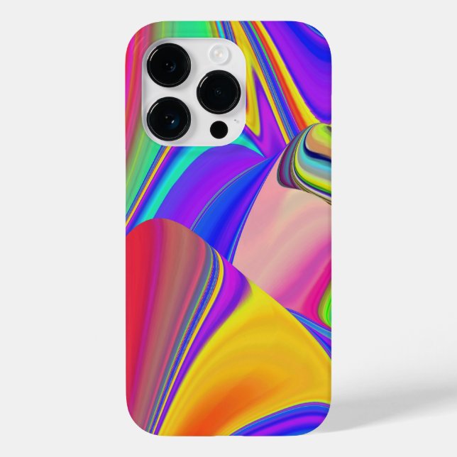 Funda De Case-Mate Para iPhone Summerfeeling, Resumen 3D Rainbowart (Reverso )