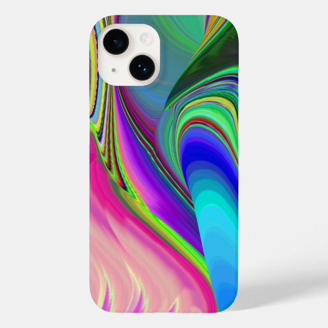 Funda De Case-Mate Para iPhone Summerfeeling, Resumen 3D Rainbowart (Reverso )