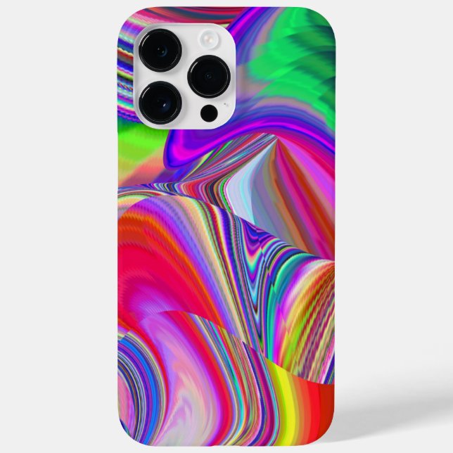 Funda De Case-Mate Para iPhone Summerrainbow , Resumen del Rainbowart 3D (Reverso)