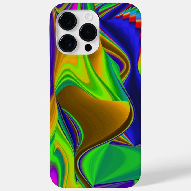 Funda De Case-Mate Para iPhone Summerrainbow , Resumen del Rainbowart 3D (Reverso)