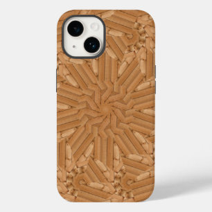 Funda Para iPhone 14 De Case-Mate Sun Deck - Mosaico de la explosión de sol de mader