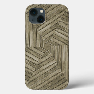 Funda Para iPhone 13 Sun Deck - Starburst de madera templada
