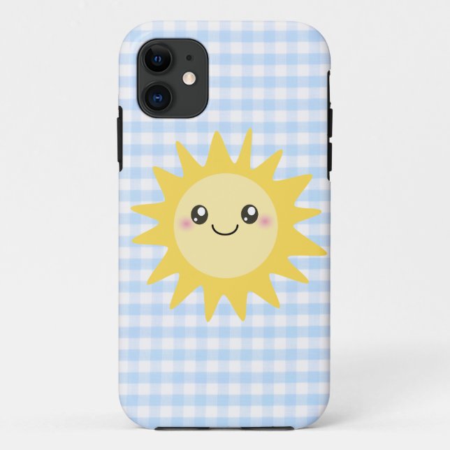 Funda De Case-Mate Para iPhone Sun feliz lindo (Reverso)