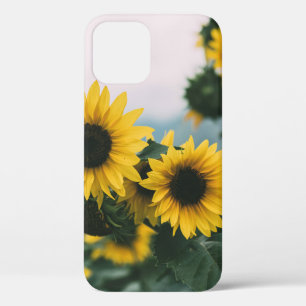 FUNDA PARA iPhone 12 SUNDLOWERS AMARILLOS