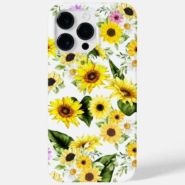 Funda De Case-Mate Para iPhone Sunflower 7 (Reverso)