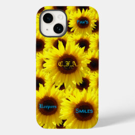 Funda Para iPhone 14 De Case-Mate Sunflower fuerte