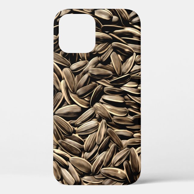 Funda De Case-Mate Para iPhone Sunflower Seeds Guay Fun (Reverso )