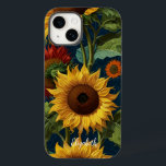 Funda Para iPhone 14 De Case-Mate Sunflowers Red Naranja Yellow Van Gogh<br><div class="desc">Arte de Van Gogh Amarillo Naranja Rojo Sunflowers.</div>