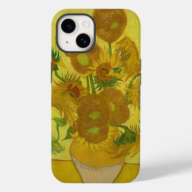Funda De Case-Mate Para iPhone Sunflowers - Vincent van Gogh (Reverso )