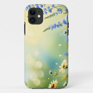 Funda Para iPhone 11 Sunlit Meadow Watercolor