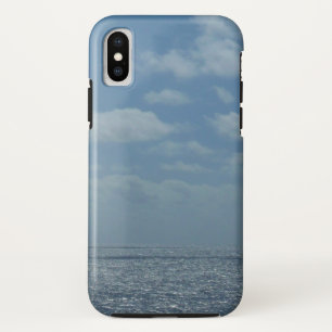 Funda Para iPhone XS Sunny Caribbean Sea Blue Ocean