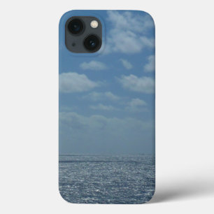 Funda Para iPhone 13 Sunny Caribbean Sea Blue Ocean