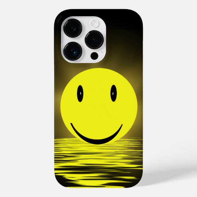 Funda De Case-Mate Para iPhone Sunny Face En Las Manos Del Agua (Reverso )