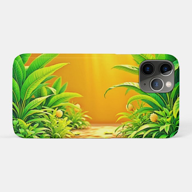 Funda De Case-Mate Para iPhone Sunny Nature Path Art (Reverso (horizontal))