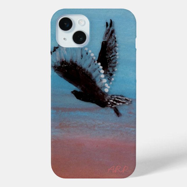 Funda De Case-Mate Para iPhone Sunrise Owl Art (Reverso )