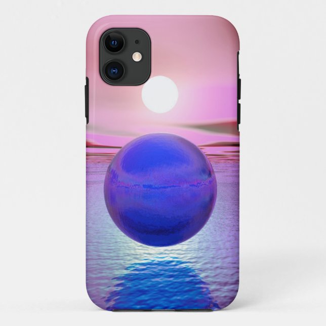 Funda De Case-Mate Para iPhone Sunset azul (Reverso)