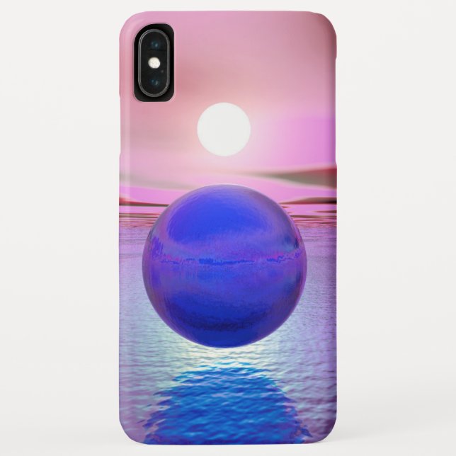 Funda De Case-Mate Para iPhone Sunset azul (Reverso)