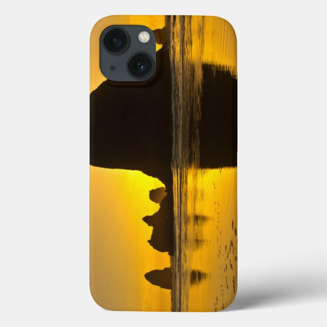 Funda De Case-Mate Para iPhone Sunset, Cannon Beach, Oregon, EE.UU. (Reverso)