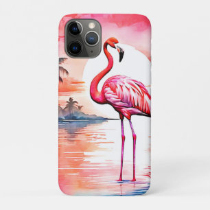 Funda Para iPhone 11 Pro Sunset de Flamingo Rosa