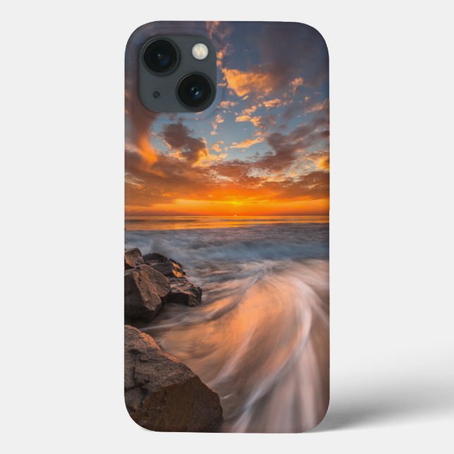 Funda De Case-Mate Para iPhone Sunset from Tamarach Beach (Reverso)